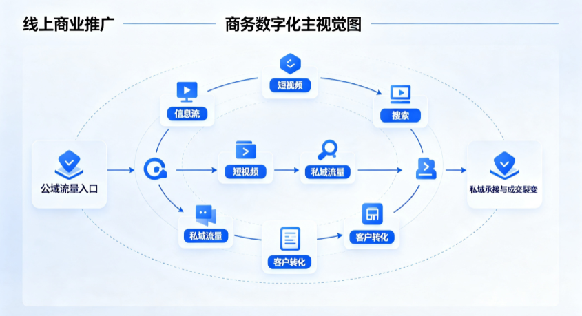 曲水县线上商业推广怎么做？全域流量闭环搭建与低成本转化实战指南